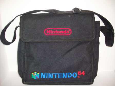 Storage & Travel Bag Carrying Case (Black) - N64 Accessory